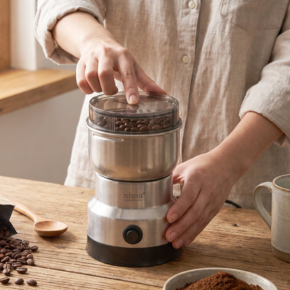 Mini Electric Grinder 150W Stainless Steel for Coffee Spice and Masala (1 Pc) view 7