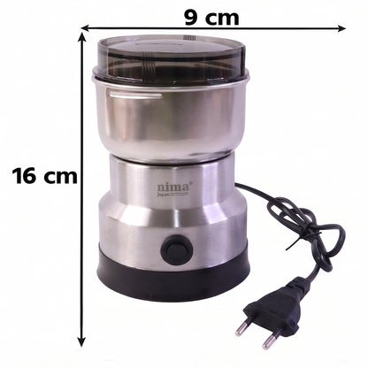 Mini Electric Grinder 150W Stainless Steel for Coffee Spice and Masala (1 Pc) view 6