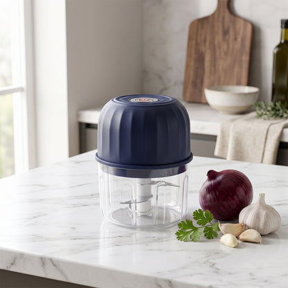 USB Rechargeable Electric Mini Food Chopper Garlic Grinder Vegetable (1 Pc)
