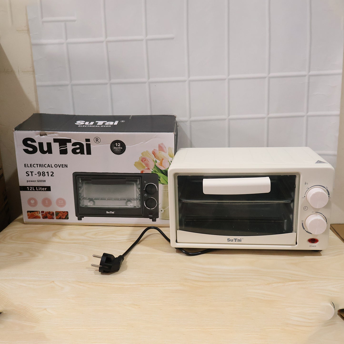 Electric Oven 12 Litre, 600W Mini OTG Oven Toaster Griller for Baking (1 Pc)