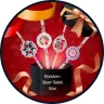 Silver rakhi