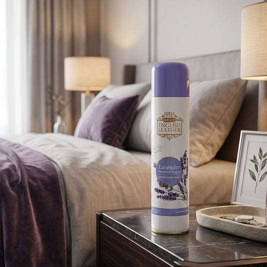 Next English Leather Lavender Air Freshener Spray for Home Office Room (220ml)