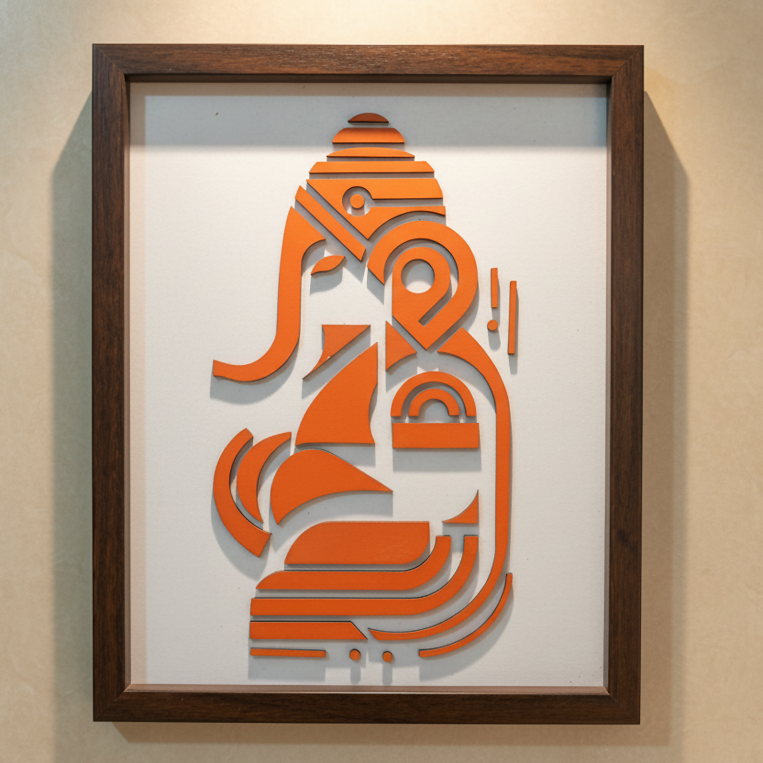 Handcrafted Wooden Ganpatiji Wall Art – Lord Ganesha Frame | Divine Home Temple Decor