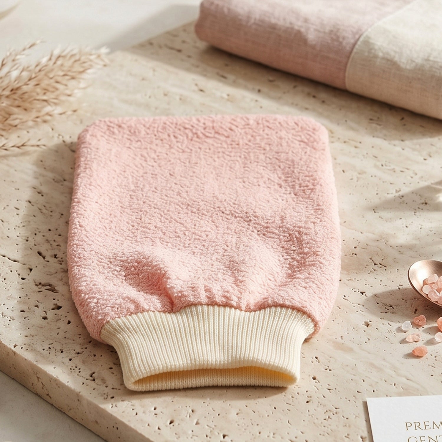 Body scrubber shower mitt skin