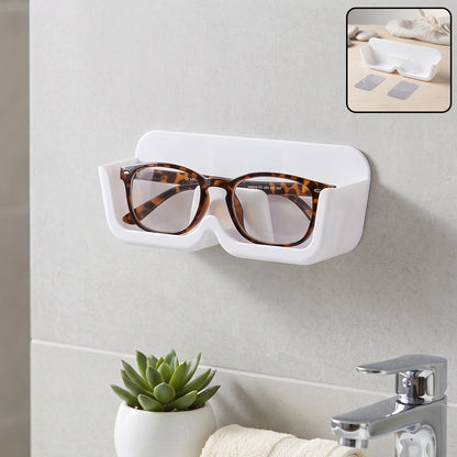 Plastic Sunglasses Holder Stand Wall Mounted Eyewear Rack Adhesive (1 Pc)