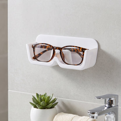 Plastic Sunglasses Holder Stand Wall Mounted Eyewear Rack Adhesive (1 Pc)