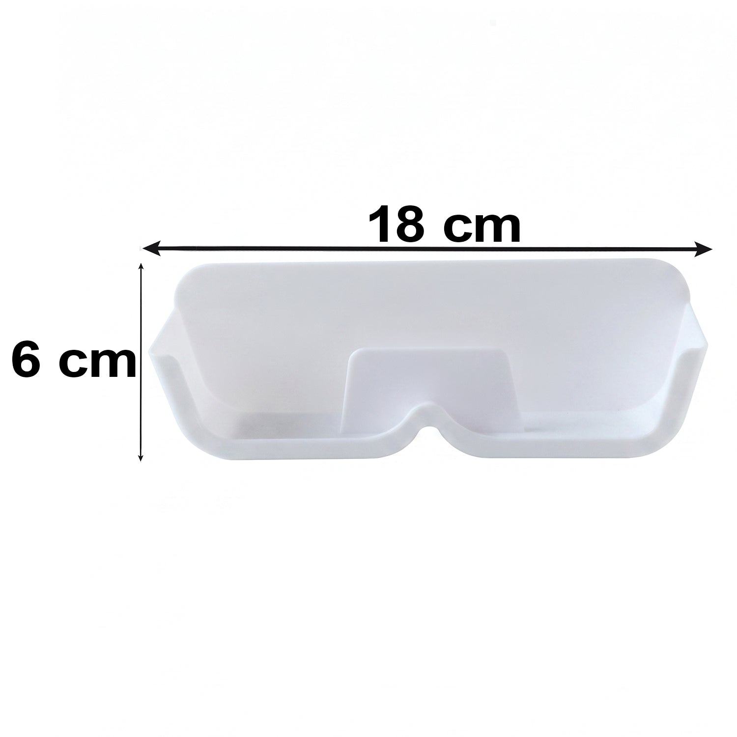 Plastic Sunglasses Holder Stand Wall Mounted Eyewear Rack Adhesive (1 Pc)
