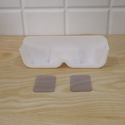 Plastic Sunglasses Holder Stand Wall Mounted Eyewear Rack Adhesive (1 Pc)