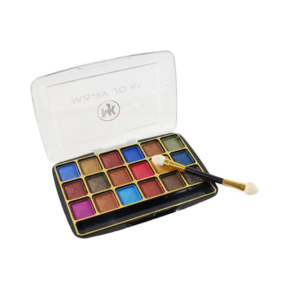 Premium 18-Color Shimmer Eyeshadow Palette (12 GM / 1 Pc)