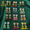 Floral Stud Mini Earrings – Vibrant & Lightweight for Daily Wear