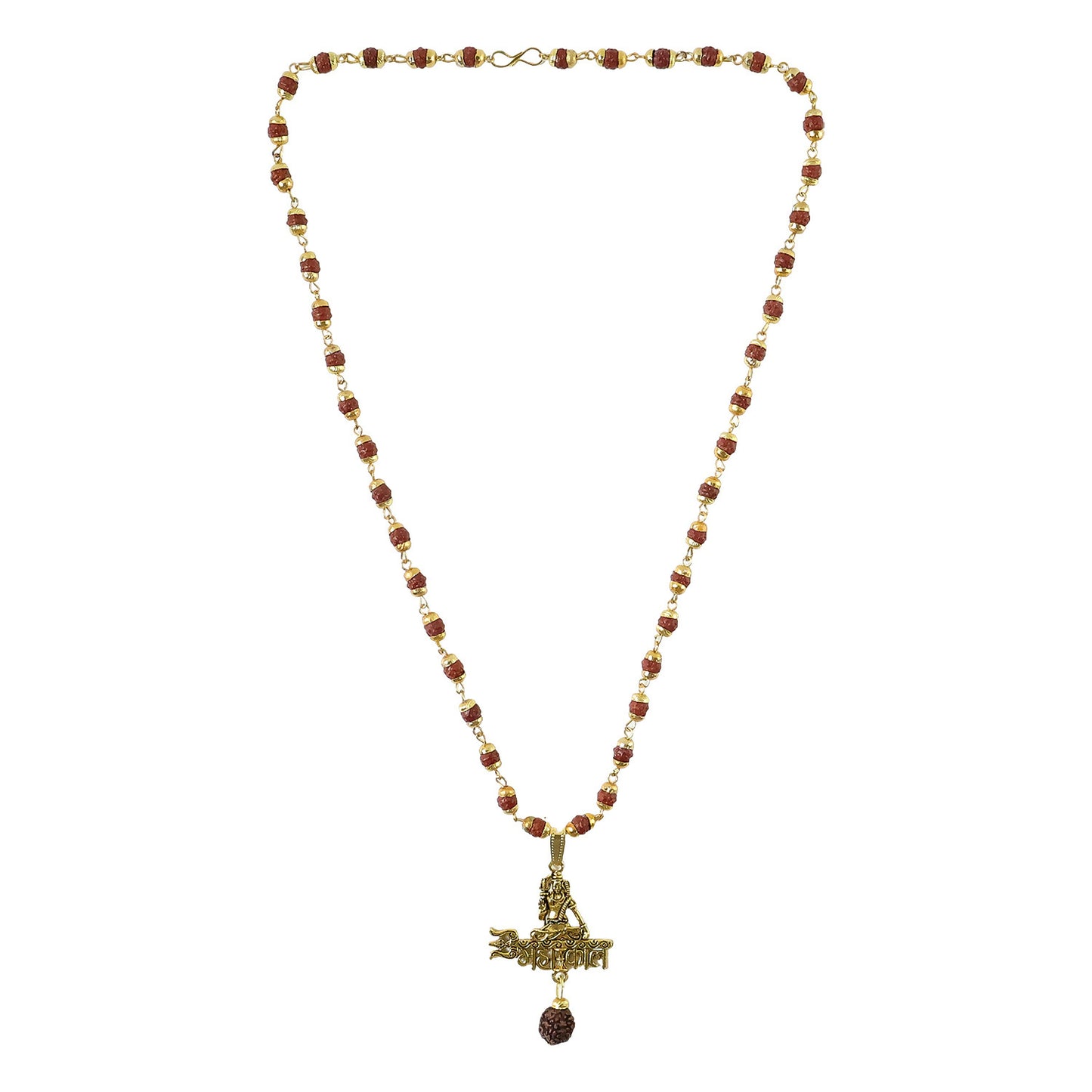 Mahakal Pendant with Rudraksha Necklace Mala