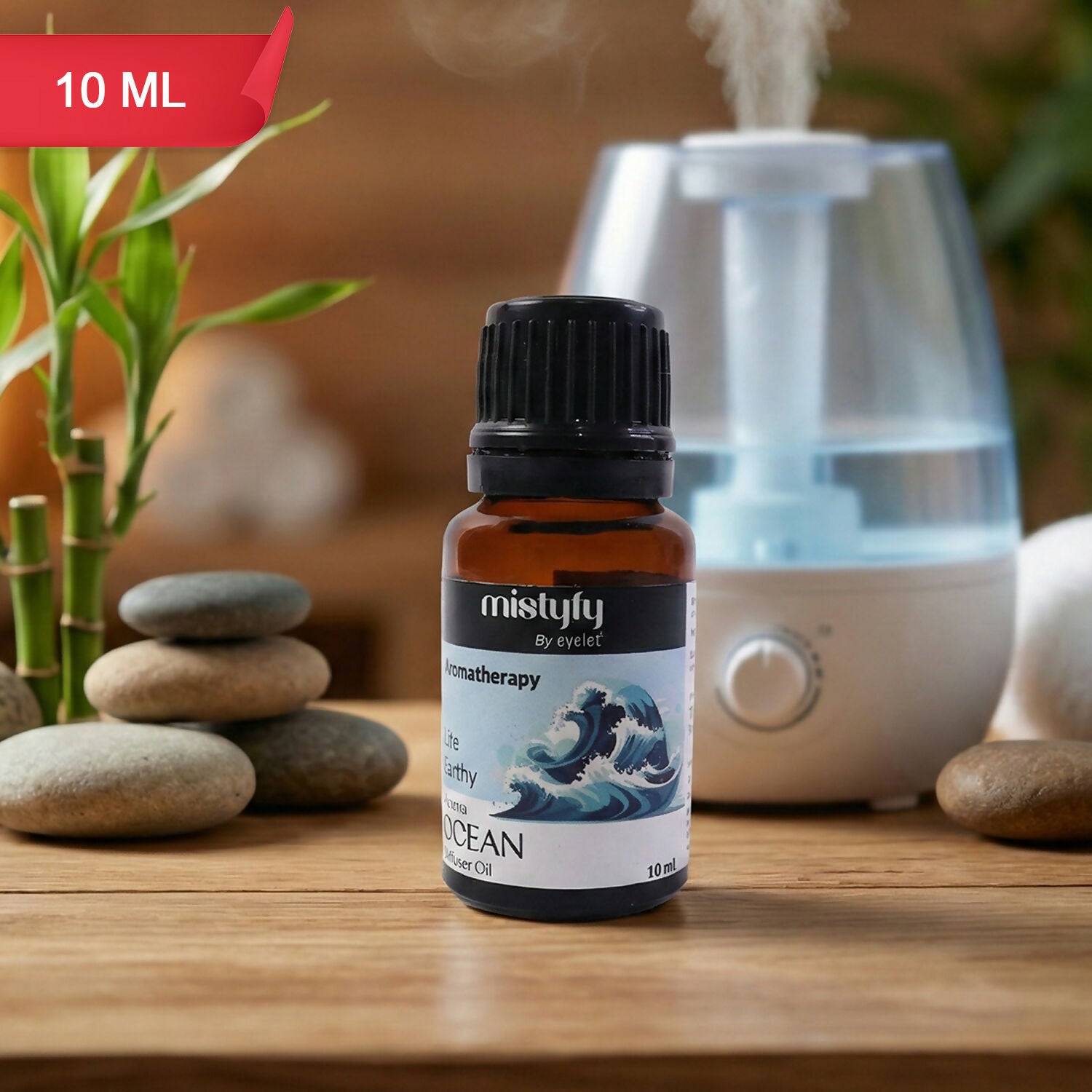 Eyelet Aromatherapy Ocean Diffuser Oil Lite Earthy Fresh Aroma Oil (10Ml)