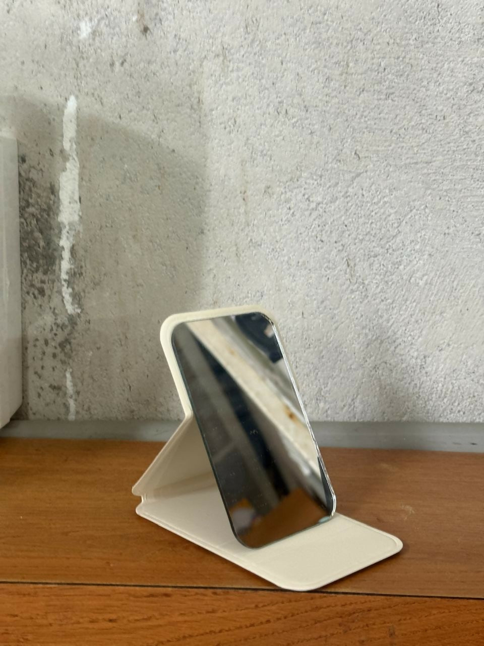 Foldable Tabletop Makeup Mirror Compact Vanity Mirror for Home and Travel