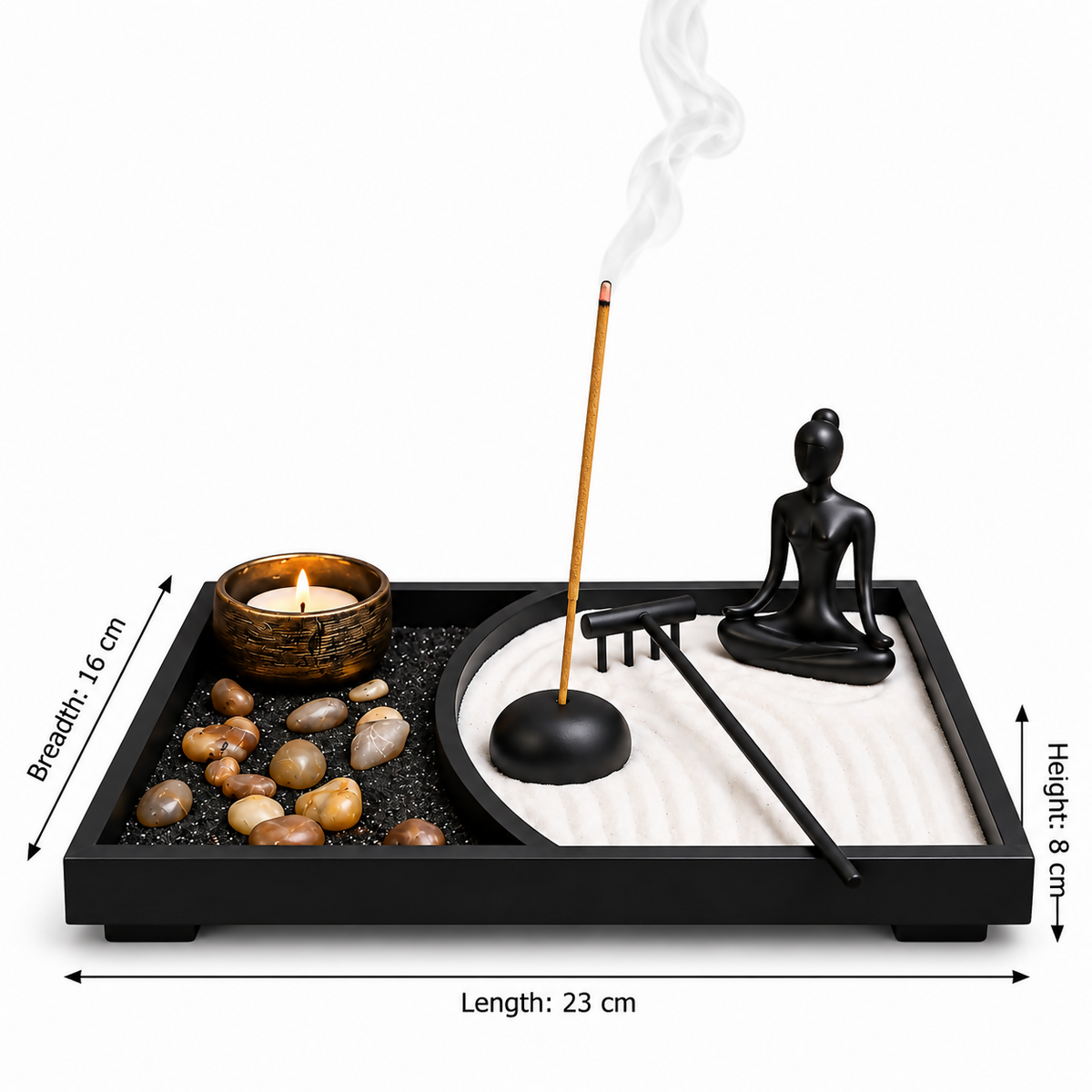 Modern Zen Garden Tray Dimensions