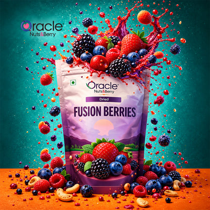 Fusion Berries Mix Premium Dried Mixed Berries Sweet and Tangy Berry Snack (250g)