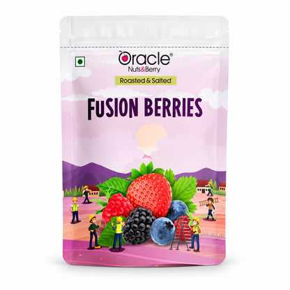 Fusion Berries Mix Premium Dried Mixed Berries Sweet and Tangy Berry Snack (250g)