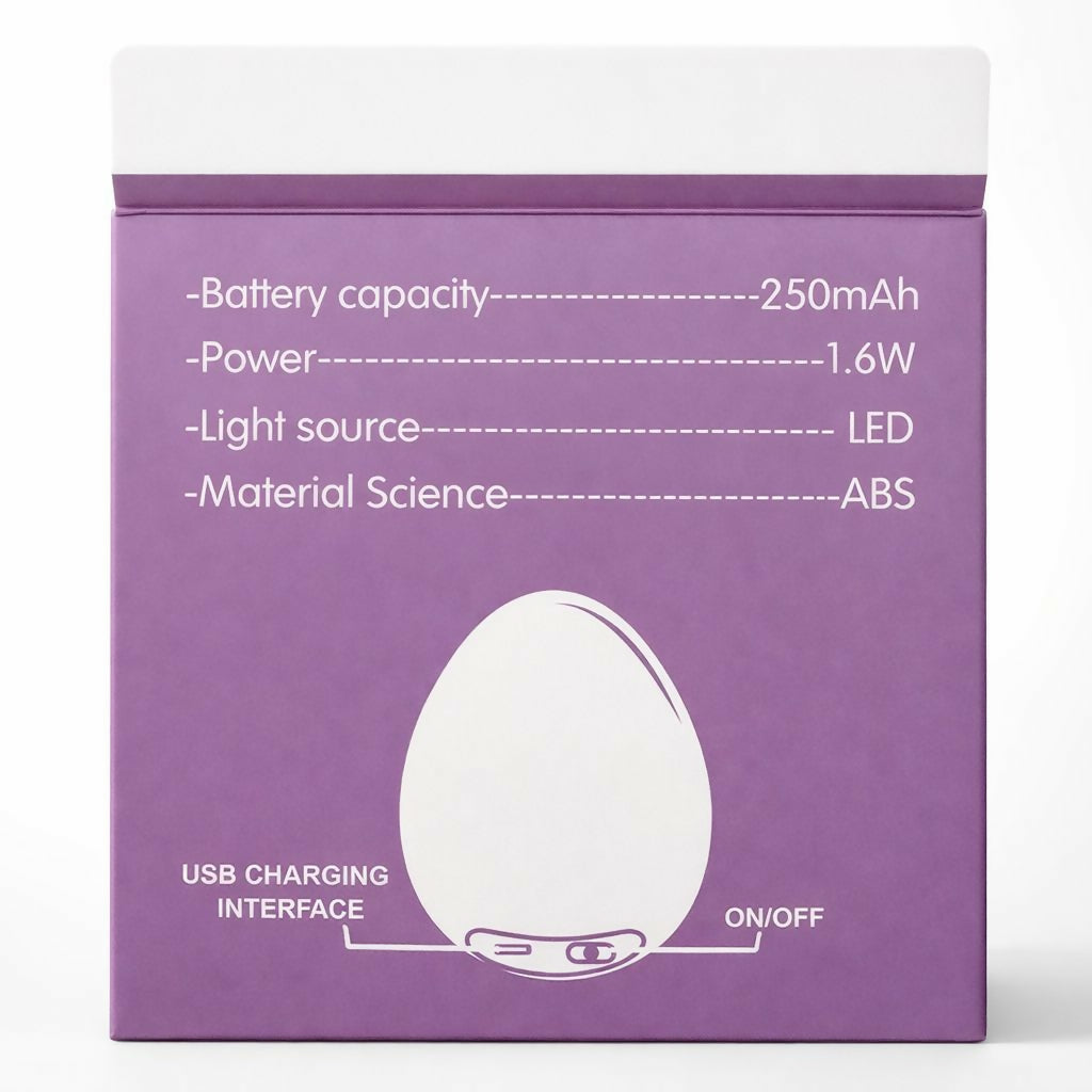 Unicorn Egg Kids Desk Lamp with LED Night Light & Flexible Neck