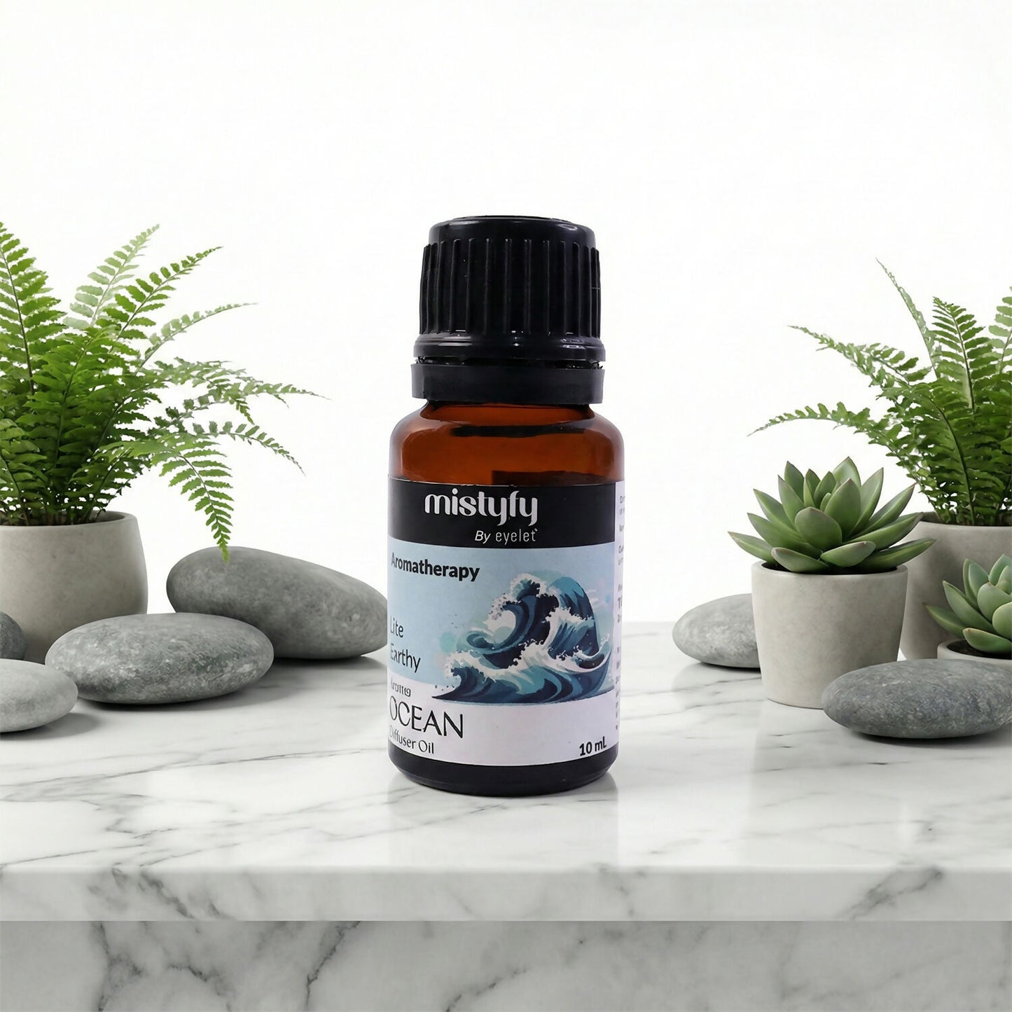 Eyelet Aromatherapy Ocean Diffuser Oil Lite Earthy Fresh Aroma Oil (10Ml)