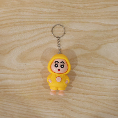 Face Changing Doll Keychain in Use