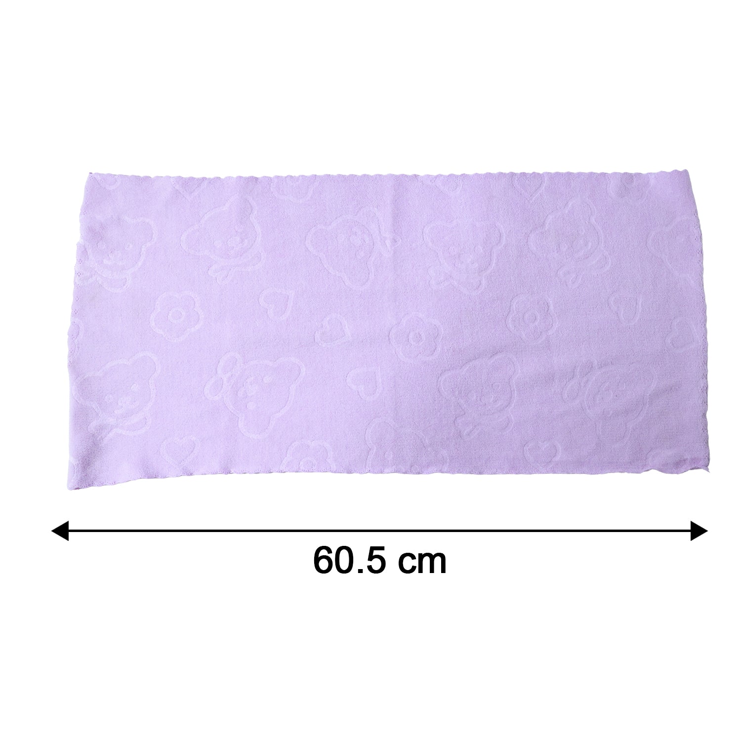 Size details of microfiber cleaning cloth 64x32 cm