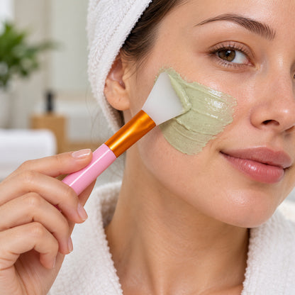 Silicone Face Mask Brush Set for Even Skincare Application at Home and Salon (3 Pc)