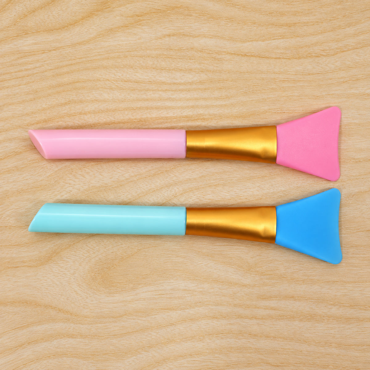Silicone Face Mask Brush Set for Even Skincare Application at Home and Salon (2 Pc)