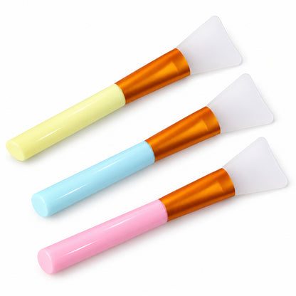 Silicone Face Mask Brush Set for Even Skincare Application at Home and Salon (3 Pc)