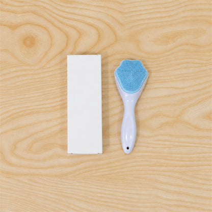 Overview of silicone face scrubber brush.