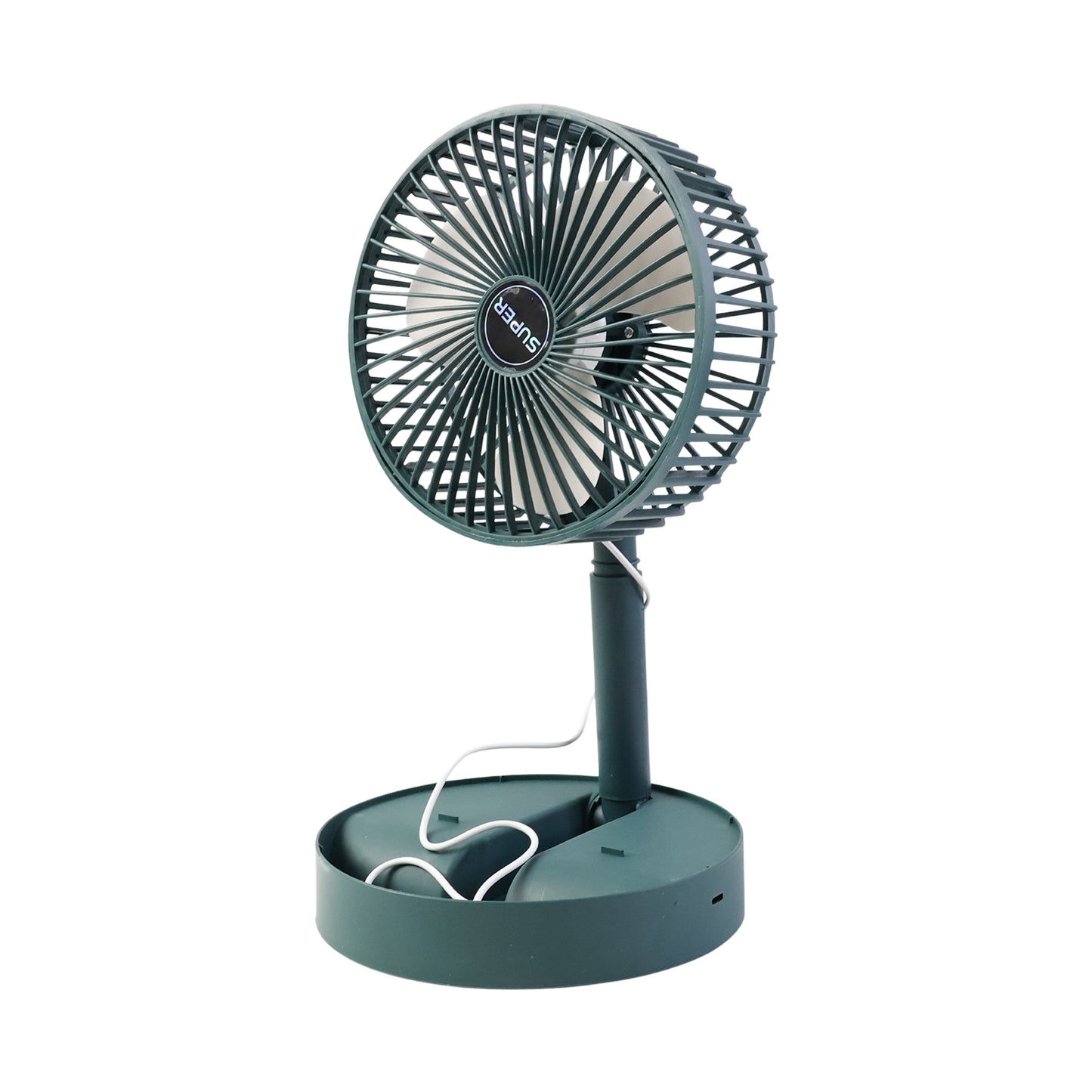 Foldable Mini Desk Fan with Adjustable Height and Angle (1 Pc)