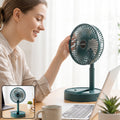 USB Powered Adjustable Height Table Fan for Desk Home and Office (1 Pc)