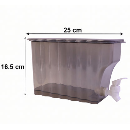 Water Jug With Tap Dispenser 3.6 Ltr (Plastic)