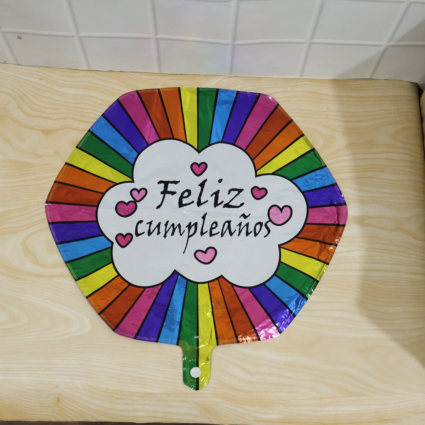Feliz Cumpleanos Foil Balloon for Birthday Decoration 1 Pc