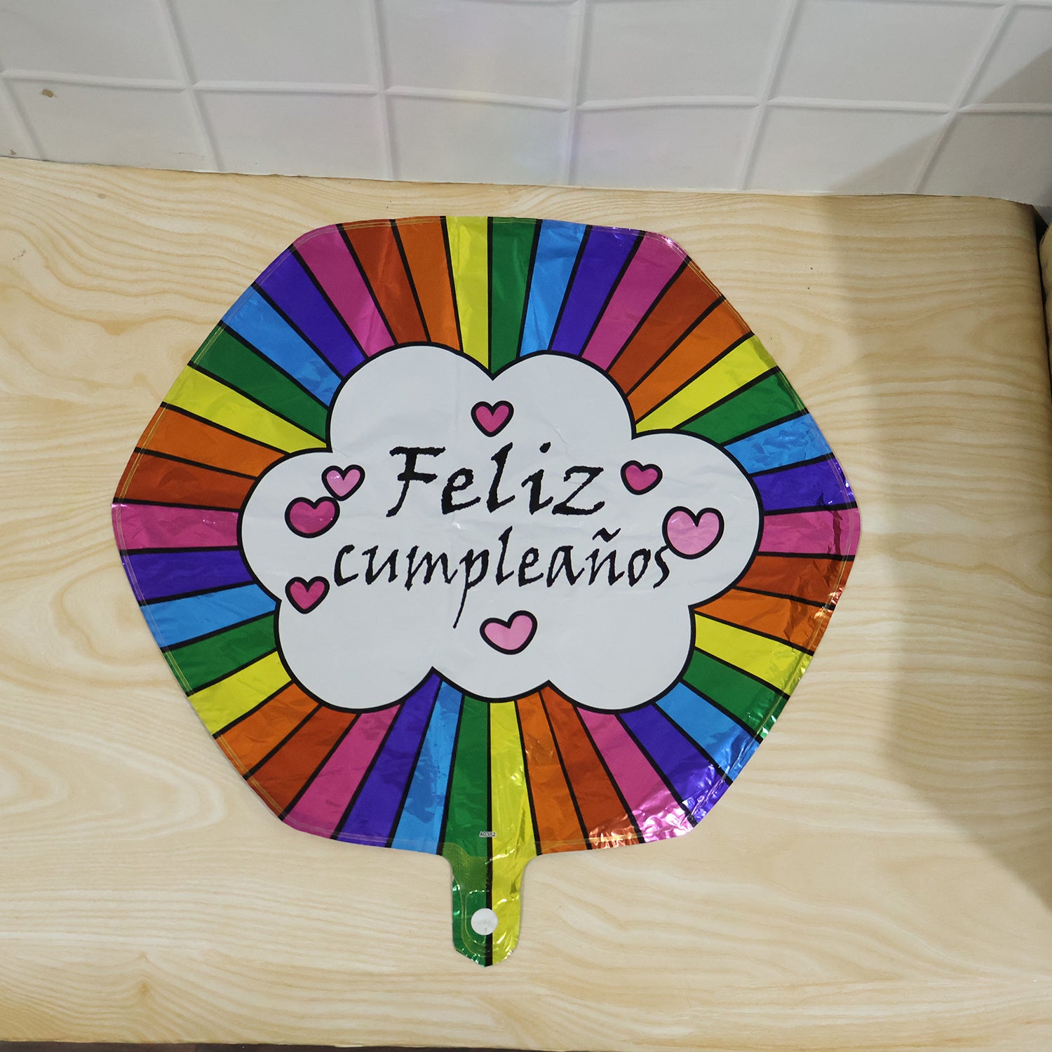 Feliz Cumpleanos Foil Balloon for Birthday Decoration 1 Pc