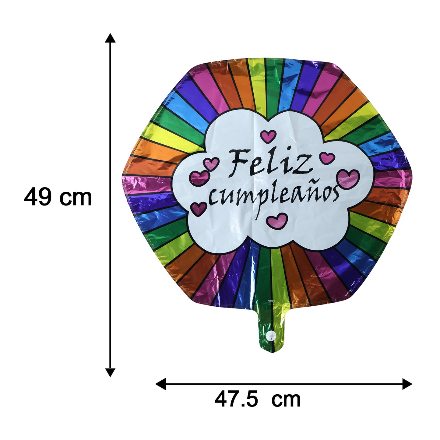 Feliz Cumpleanos Foil Balloon for Birthday Decoration 1 Pc