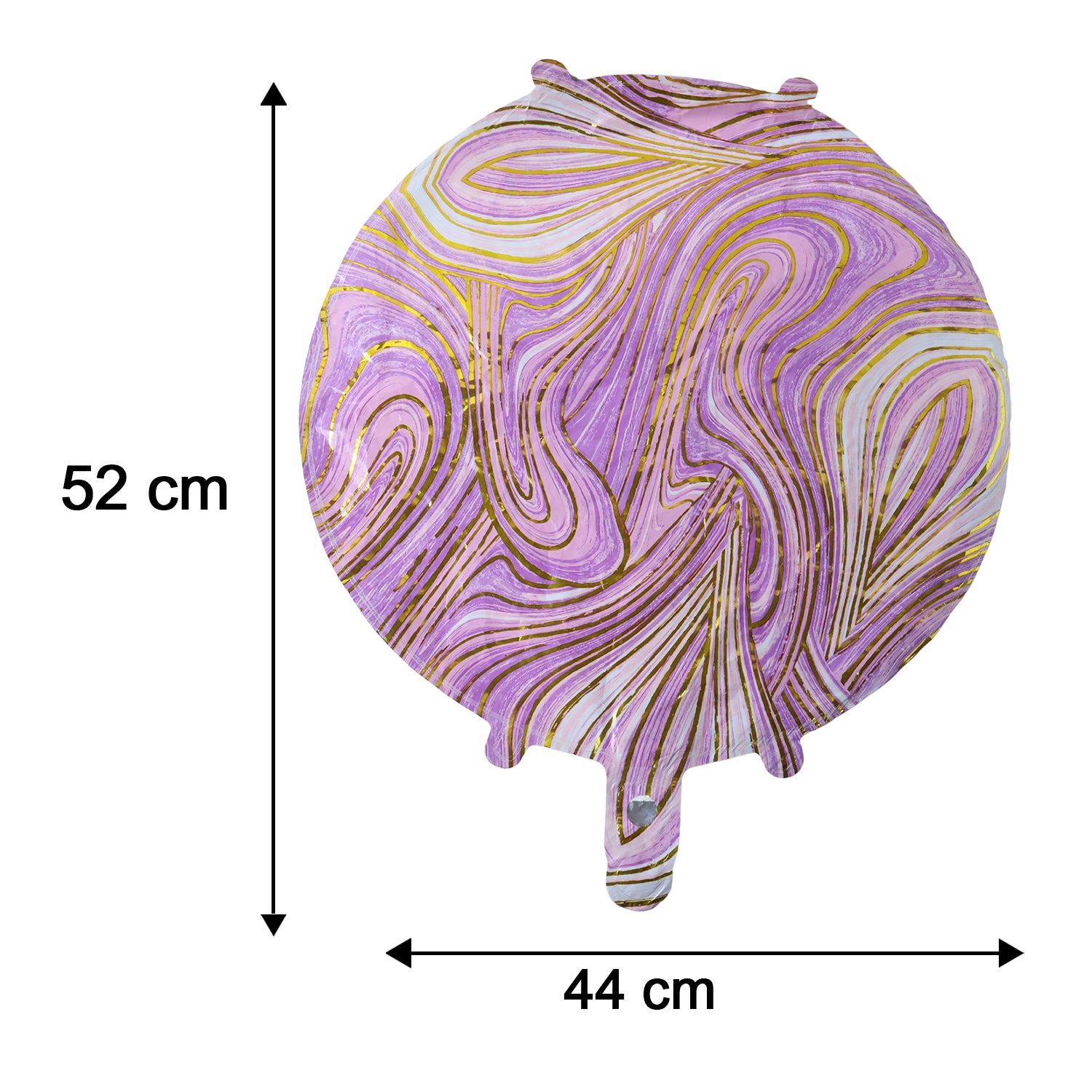 Round marble balloon size 15cm