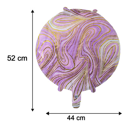 Round marble balloon size 15cm
