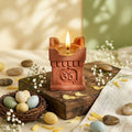 Terracotta Clay Chulha Diya with Om Symbol for Puja Decor