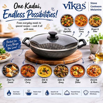 Vikas Kadai cooking rich curry