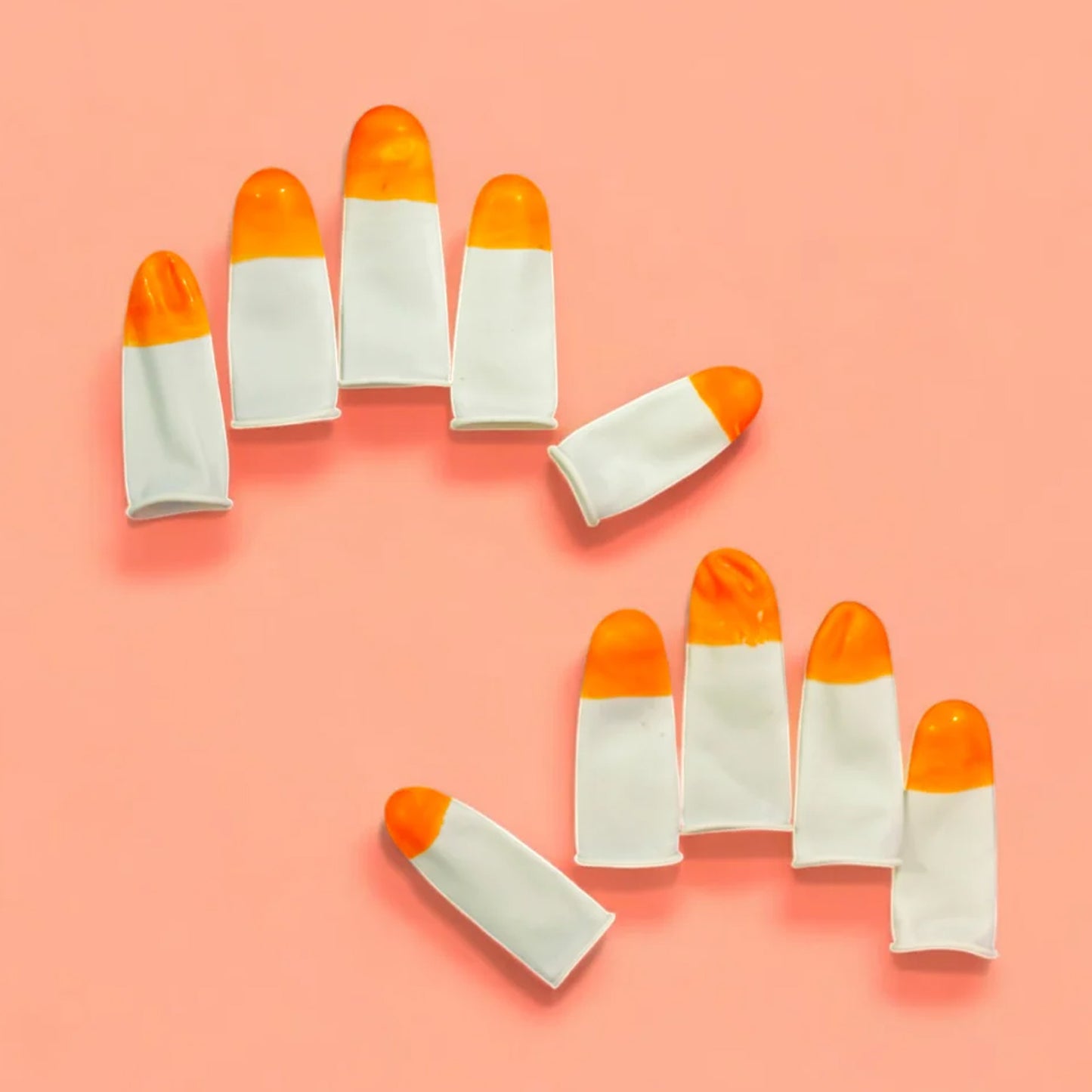 Silicone Finger Protector Caps, Reusable Anti Slip Fingertip Covers (10 Pcs Set)