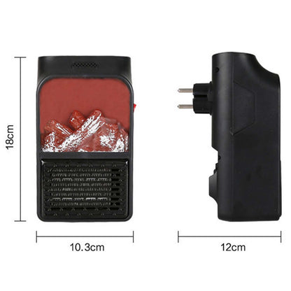 Portable Electric Fireplace lamp LED Flame Heater (1000w / 1 Pc)