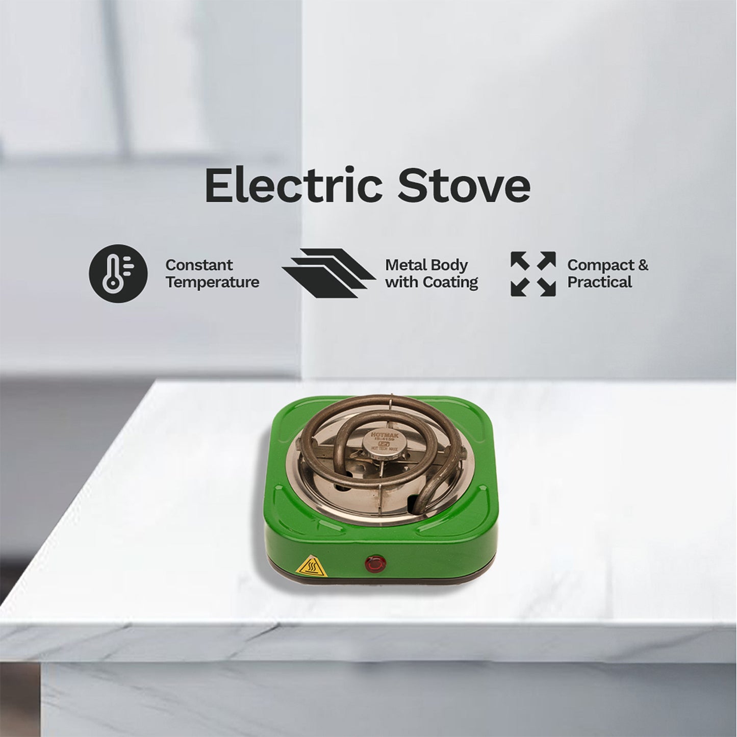 Single-Coil Electric Hot Plate - (1 Pc)