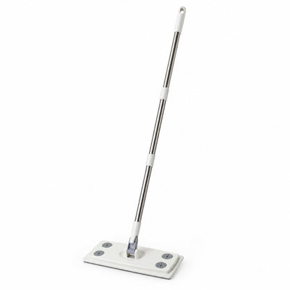 Rotating Flat Mop with Sectional Rod and Cloth Clips for Cleaning (110 x 26 Cm)