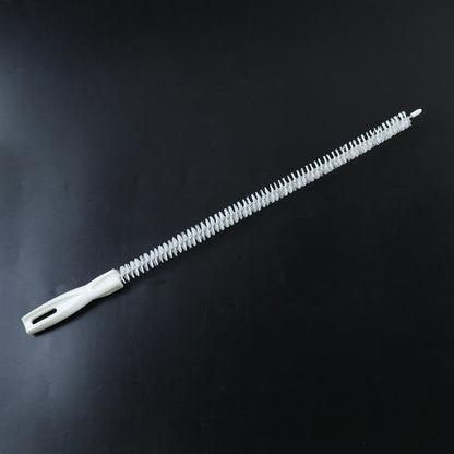 Flexible long brush used for cleaning sink drains