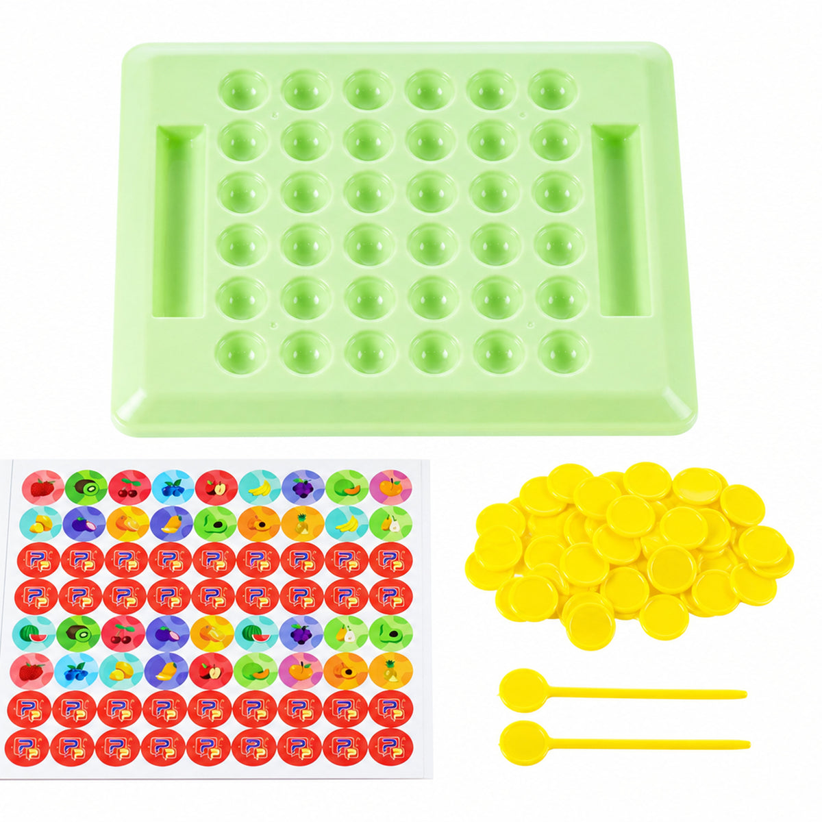 Flip and Match Fruit Memory Board Game for Kids Brain Learning Fun (1 Set)