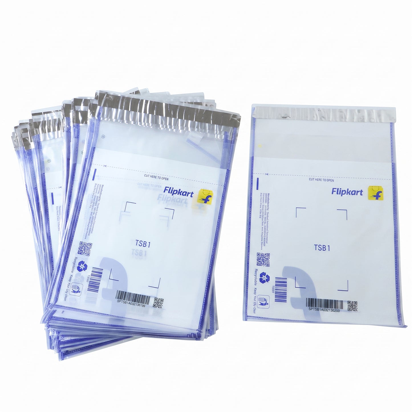 Flipkart Courier Bags 8.5 x 11 Inch Pack of 100 Tamper Proof Polybags (100 Pc)