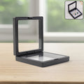 Jewellery Display Box – Transparent Floating Frame Organizer 9x9 cm