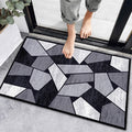 Geometric Anti Slip Door Floor Mat – Stylish & Water Absorbent