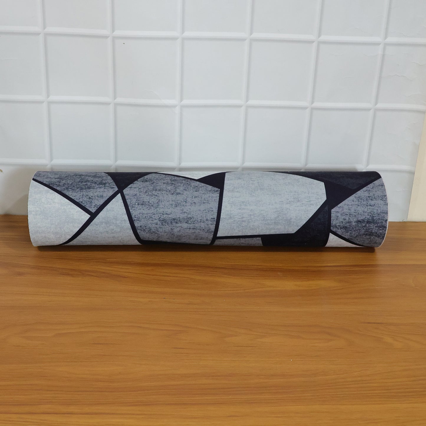 durable geometric floor mat