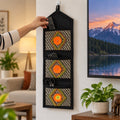 Foldable Hanging Organizer – 3 Pocket Wall Holder | Indo Glow