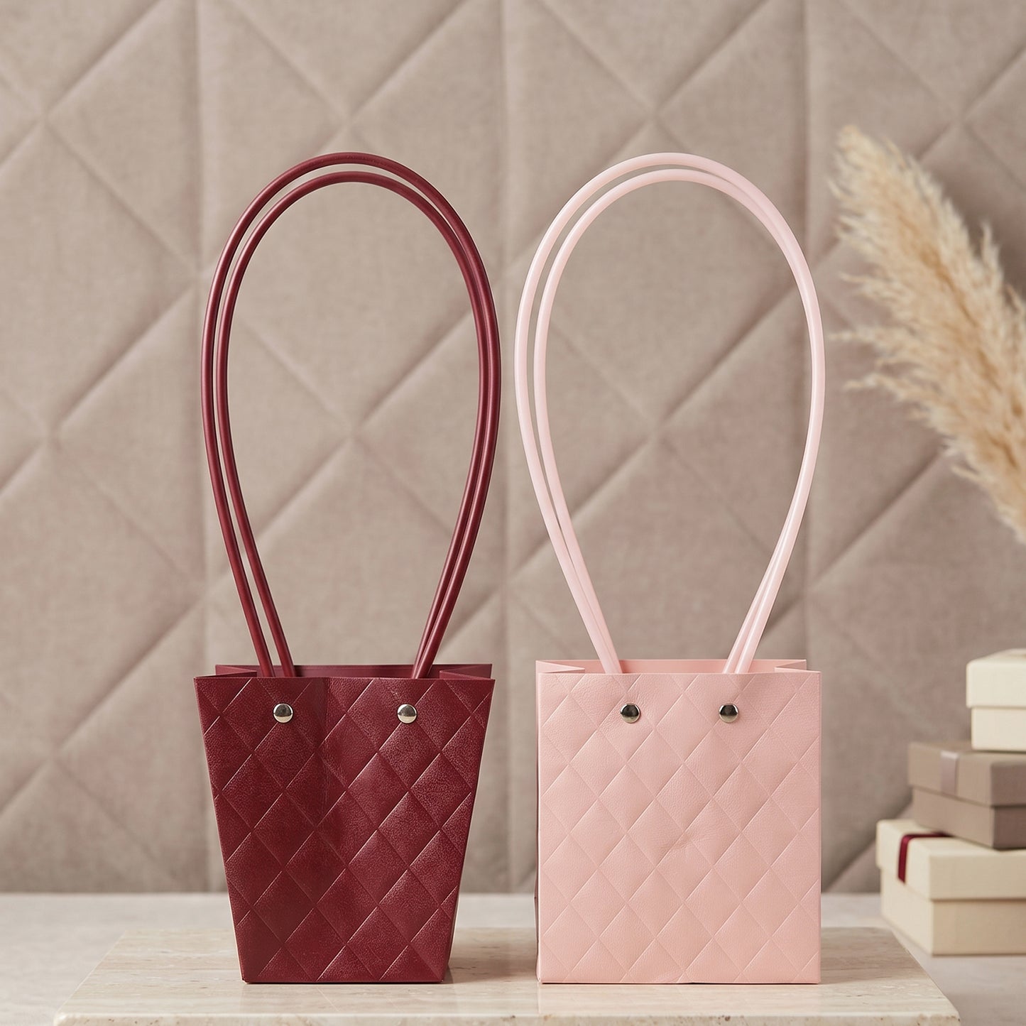 Flower bag bouquet use